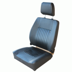 Zwarte vinyl bekleding Zwarte vinyl bekleding