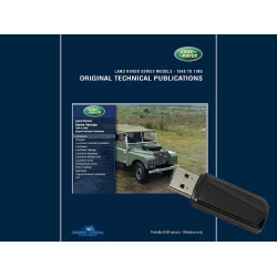 USB EBOOK - ORIGINELE TECHNISCHE PUBLICATIES - LAND ROVER SERIES 1948-1985