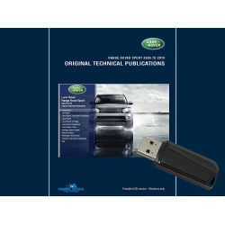 USB RANGE ROVER SPORT 2005-2009 TECHNISCHE PUBLICATIES